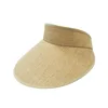 Latest design lady's summer sun protect wide brim nylon pink visor