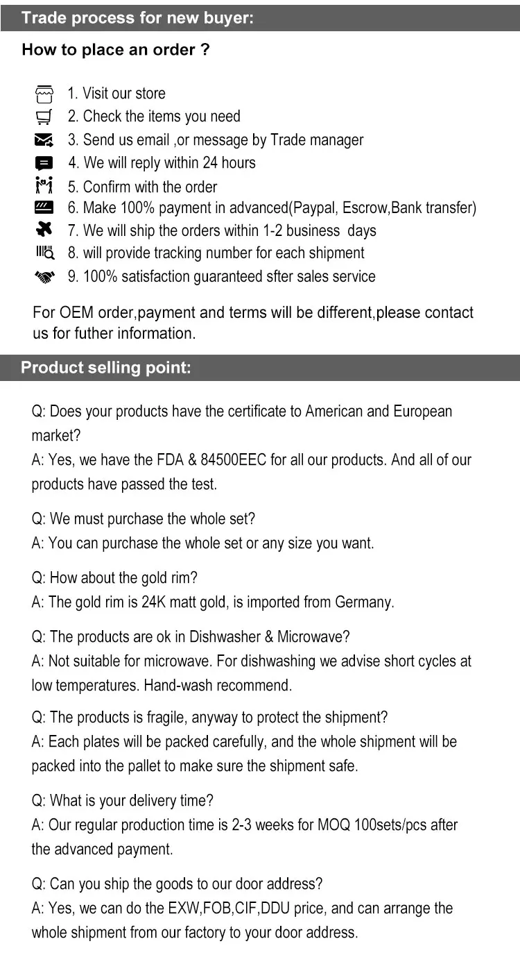 Jc Opal Luxury Clear Glass Black Rose Gold Rim Dinner Plates For