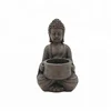 Custom Handmade Decorative Small Cement Buddha Statues with candle holder