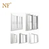 New design aluminium sliding bifold louver window for villa