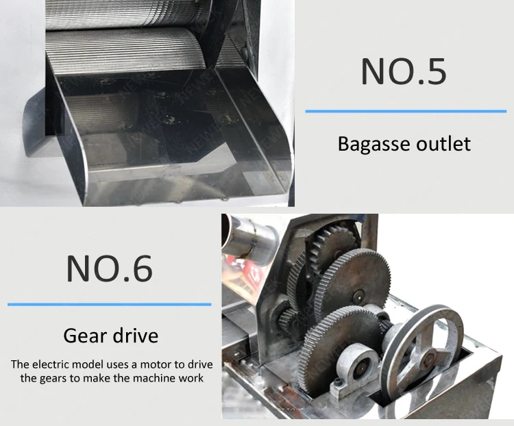 NEWEEK electric ginger press sugar cane juicer machine price