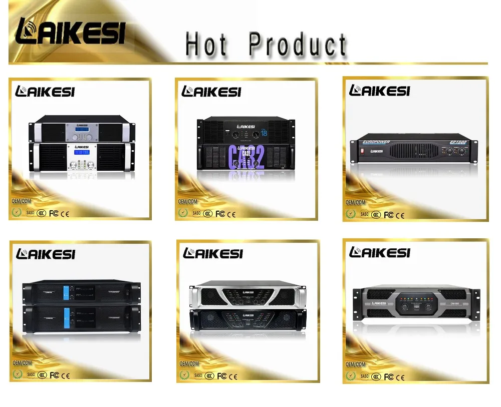 Nuevo amplificador de la serie MT de gran potencia de 800w a 1800w