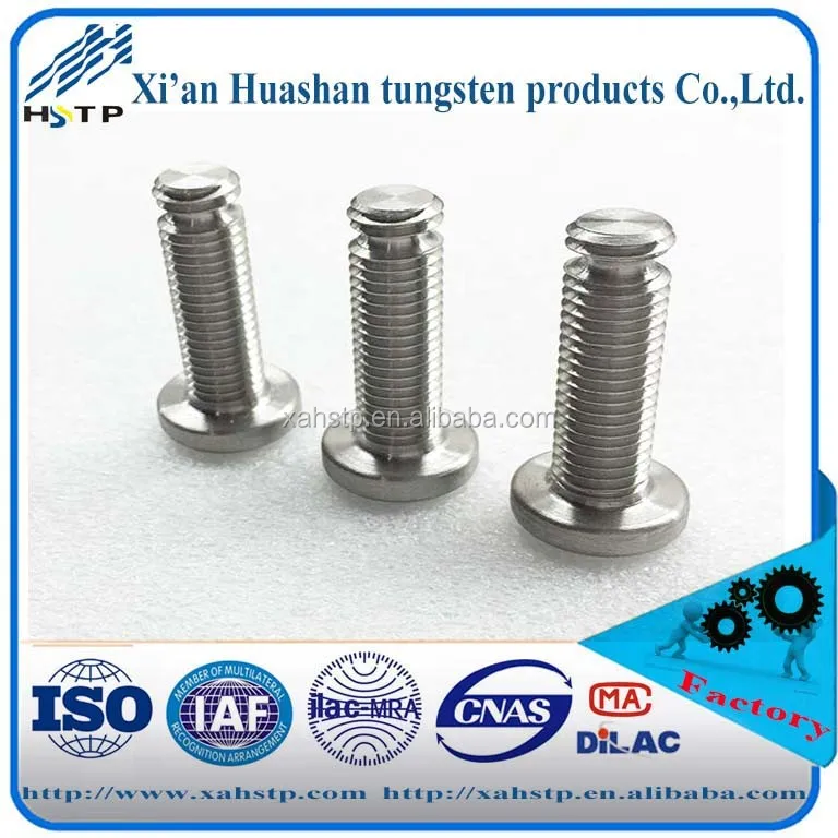 Tungsten Alloy Bolt From Chinese Factory For Sale - Buy Tungsten Screw ...