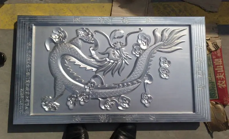 aluminum composite panel sheet processing of cnc router