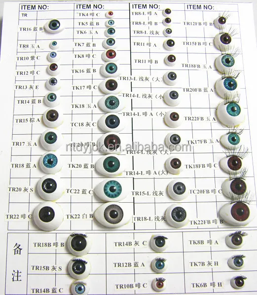 Porcelain Doll Eyes By Ship Form Porcelain Oval Eyes - Buy Porcelain ...