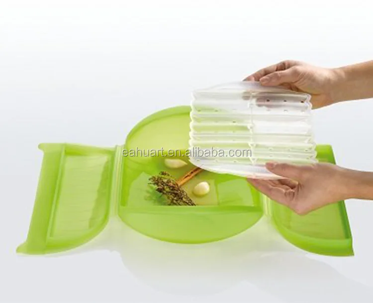 collapsible microwave plate cover