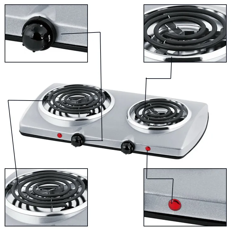 2016 New Coil Stainless Steel Cooking Hot Plate Electric Stove Burners