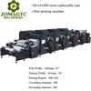 OR-JA1000 Series 4 Color Replaceable Type Label Offset Printing Machine