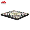 Wholesale customized metal frame with ceramic top cafe restaurant dining table for sale