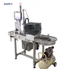 China paper tube labeler automatic labeling machine label applicator