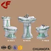 Bathroom ceramics products elongated western two-piece toilet seat A-192