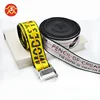 Fashion Nylon/PP/Polyester custom logo Fabric Nylon Belt, Webbing Braided Belt for Christmas Present