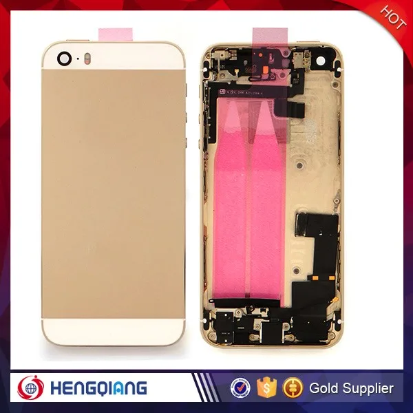Metal back cover housing for iphone 5s, for iphone 5s back cover assembly