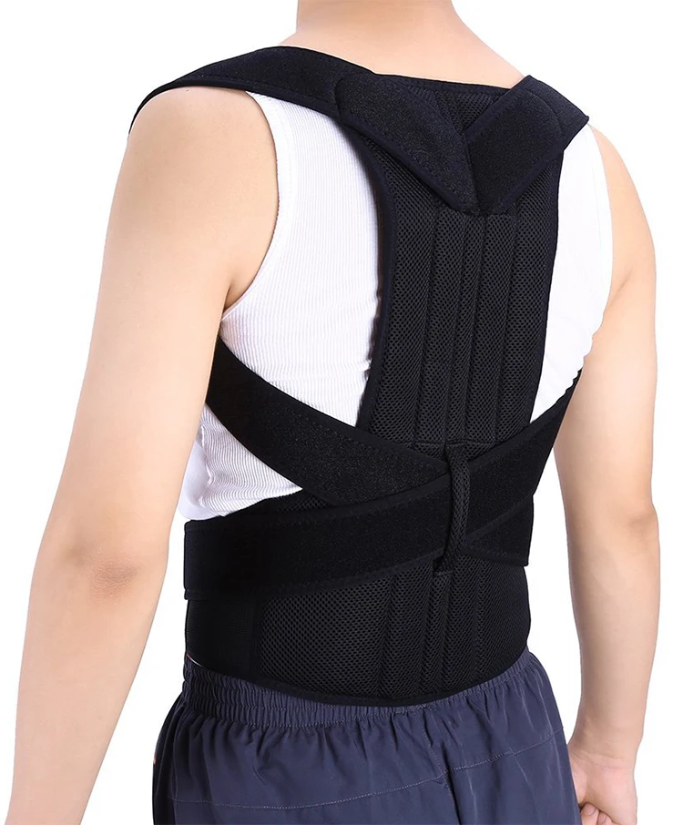 2018 Amazon Upper Back Support Vest To Correct Posture Adjustable Back ...