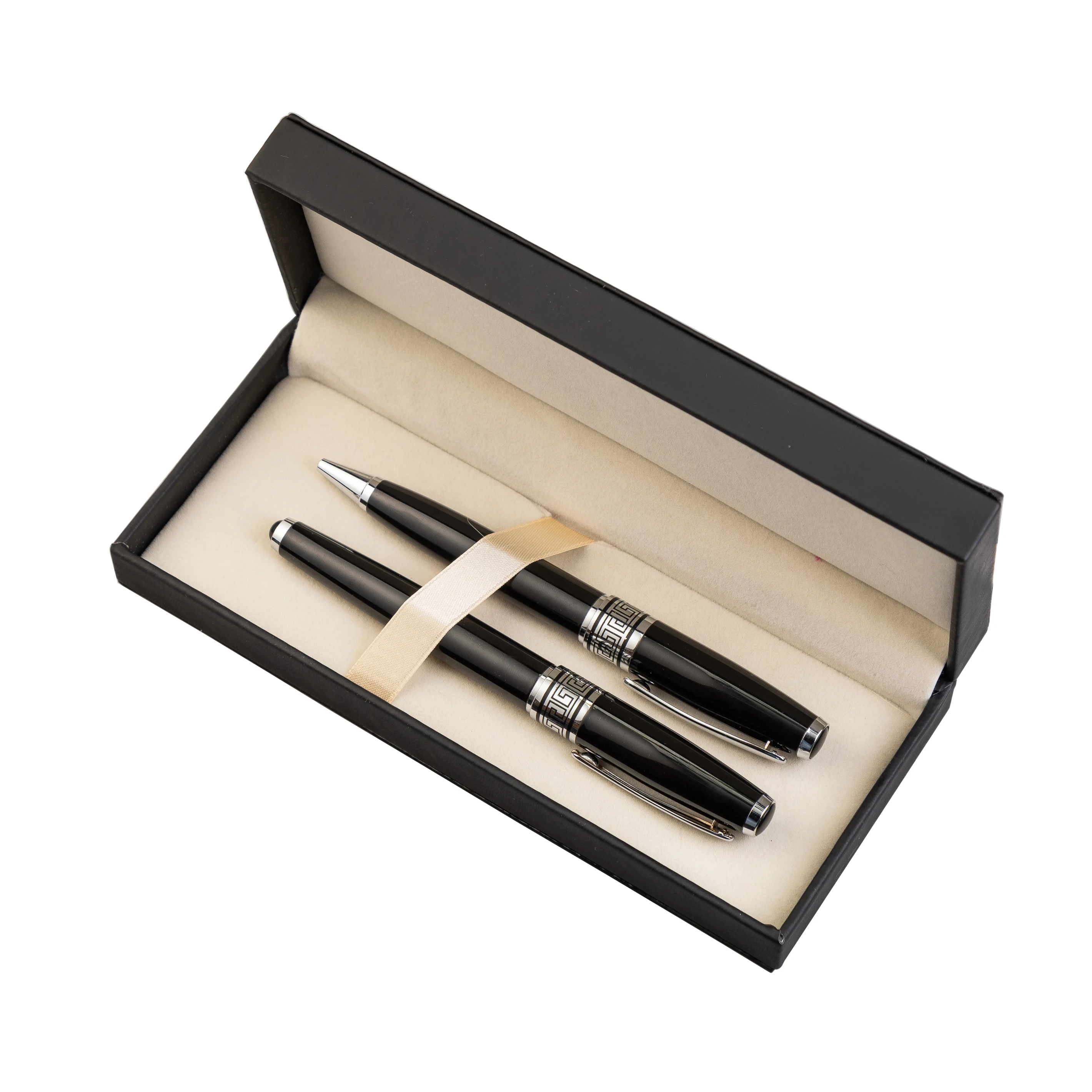 Luxury Pen Customized Logo Promotional Pen With Leather Box Case