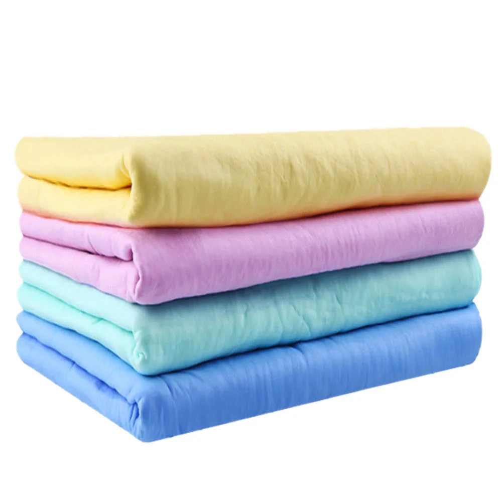 High Quality 75g 43*32cm Wash Car Cloth Cleaning Towel Magic Chamois Leather Clean Cham Buy