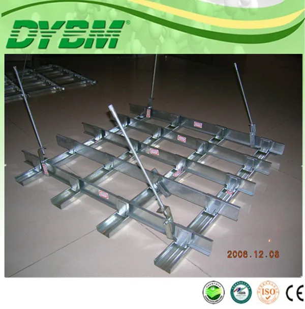 Acoustical Suspended Ceiling Grid Cleanroom Ceiling Grid For