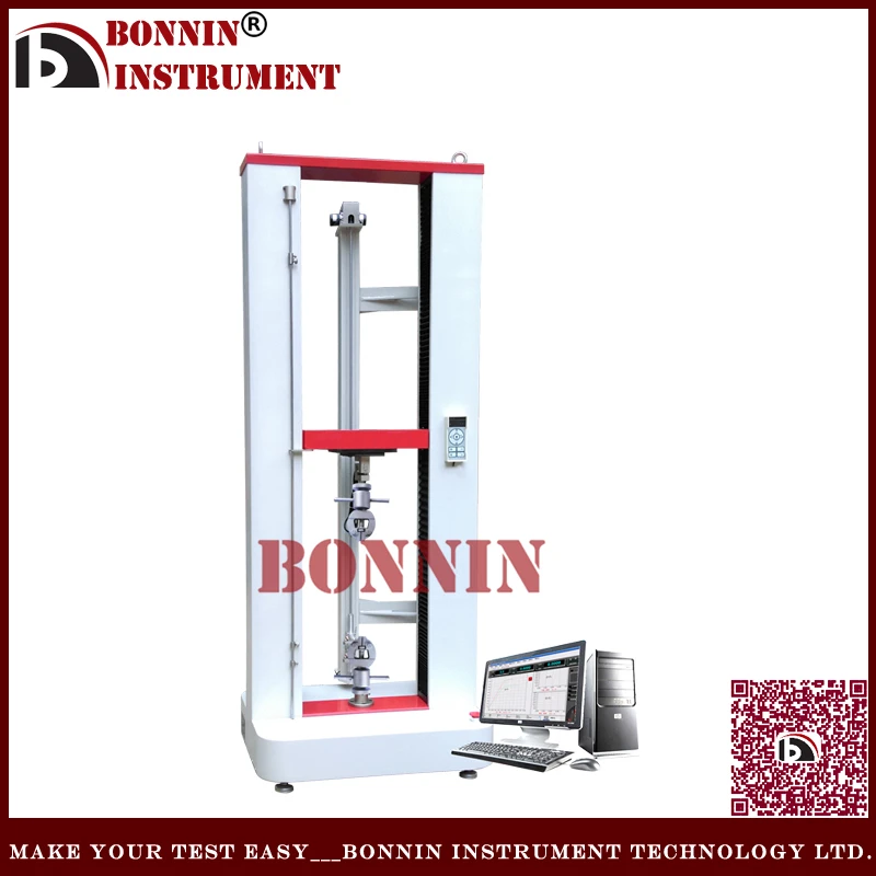 Plastic Films Tensile Testing Machine / Elongation Strength Tester