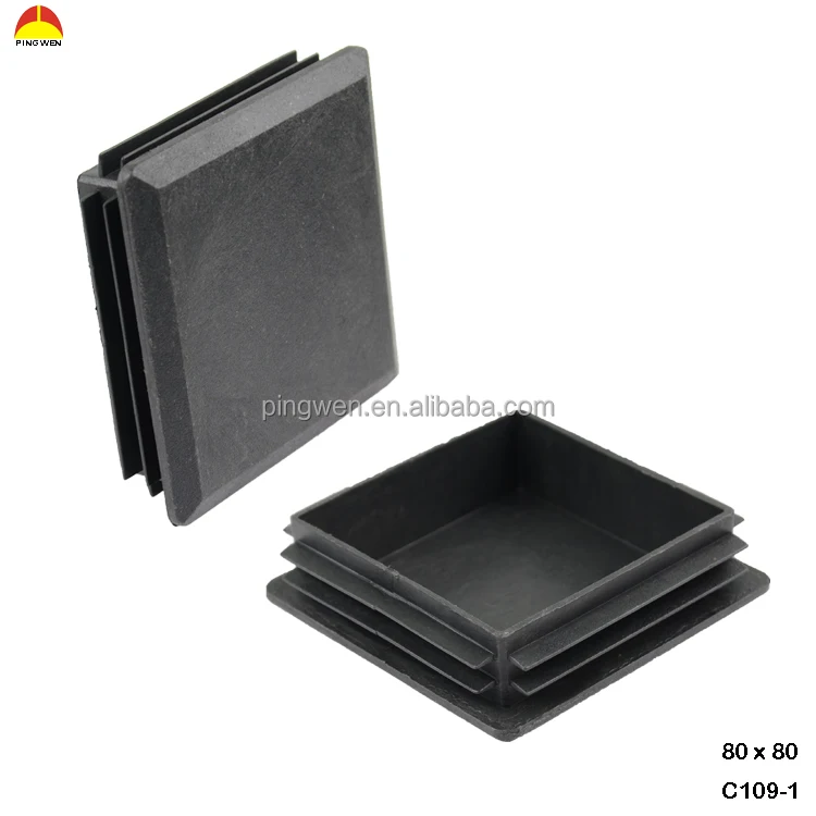 Low Cost End Caps For Metal Tube,Pvc Square End Caps For Steel Tube