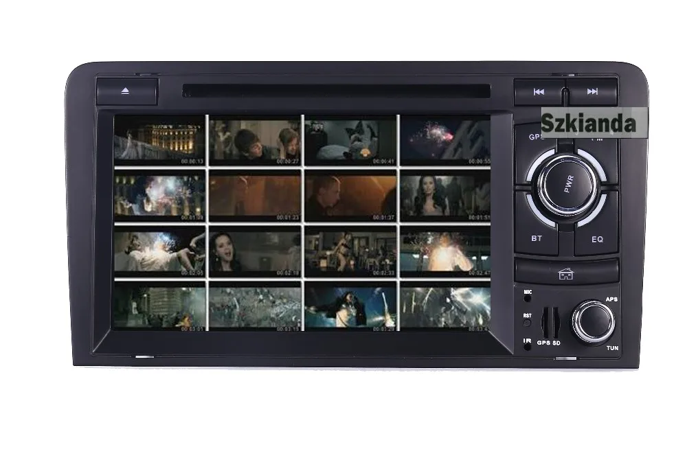 7"hd Touch Screen Car Dvd Gps Navigation System For Audi A3 S3 2002