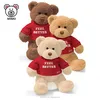 Printing LOGO Super Soft Plush Toy Sublimation Teddy Bear T shirts 2018 Fashion New Custom Kids Cartoon Plush Stuffed Teddy Bear