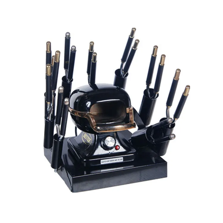 Hot Professional Gold Hair Tool Jumbo Ceramic Hair Curling Iron Heater