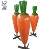Large fiberglass root vegetables resin carrot statue for decoration