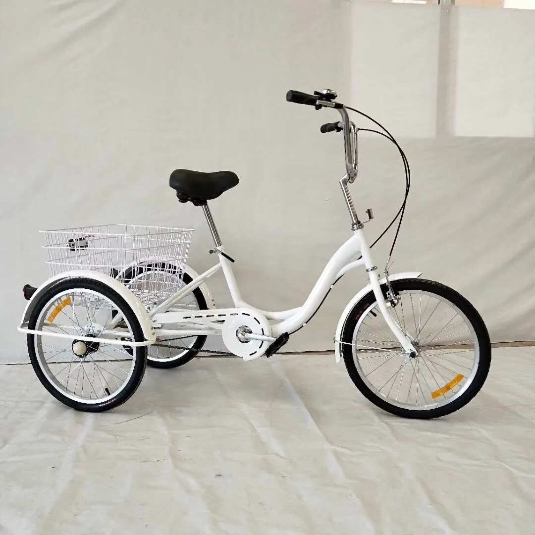 Gas Powered Adult Tricycle With Rear Cargo Bike For Shopping,Two Seats