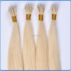 Hot items 2017 long lasting products 100 percent unprocessed grade 8A 18" nano ring hair extension