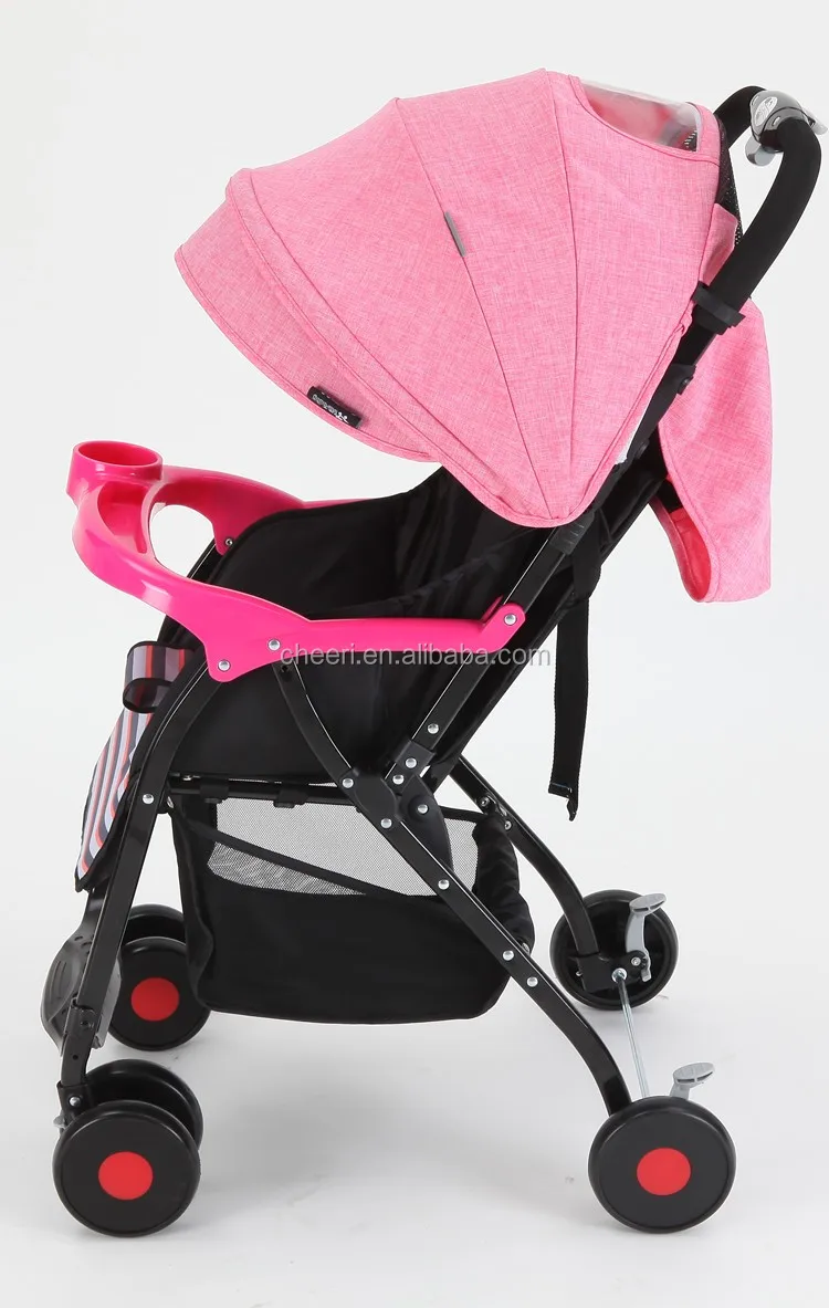 Light Weight Smart Korea Baby Stroller Design Easy One Minute 2 Steps Safe Fold Multifuctional