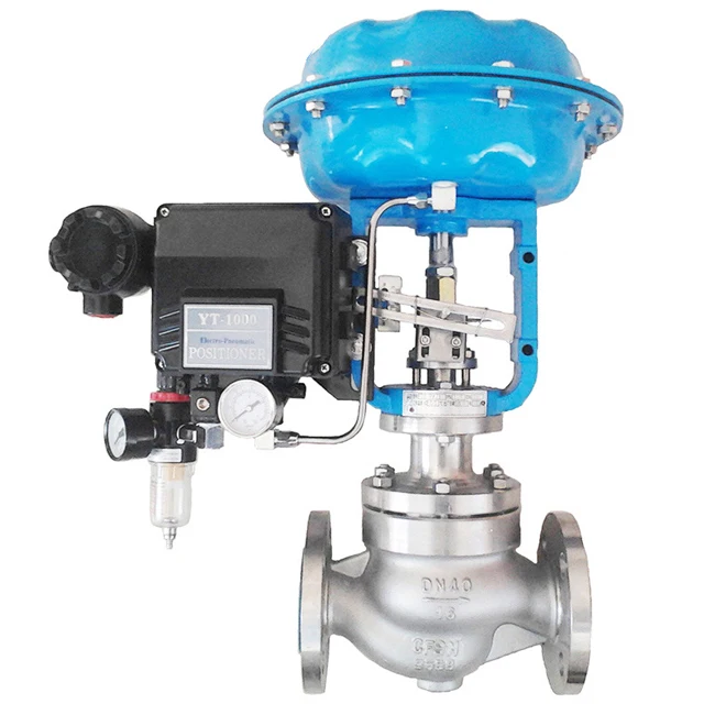 2 英寸 150lb cf8m 气动执行器隔膜控制阀