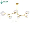 us branch muskbean molecular chandelier high grade clear glass hanging light