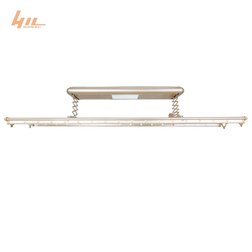 Wall Mounted Durable Expandable Electric Folding Smart Clothes Drying Rack With Adjustable 4