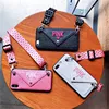 2019 new Luxury PINK Glitter Embroidery Leather Case for iPhone 7 7Plus bling phone wallet Case For iphone XS Max X 8 6 6s