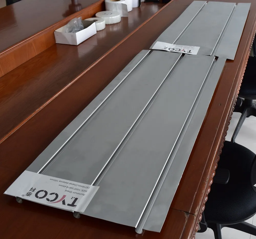 Aluminum Plate Heat Transfer Plates For Radiant Heat Under Floor Joists
