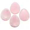 Factory OEM golden quartz massage wands natural emerald rough stones