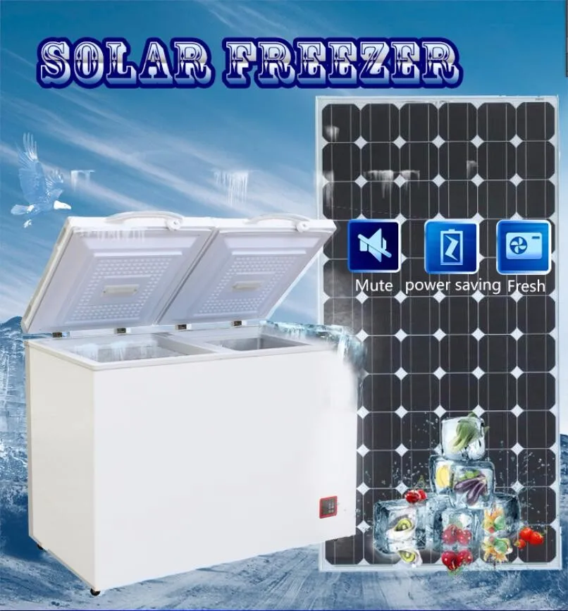 Ac Dc 12v/24v Solar Powered Refrigerator Commerical Freezer Buy Solar
