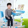 Newest kids study table chair set ,kids plastic study folding table and chair