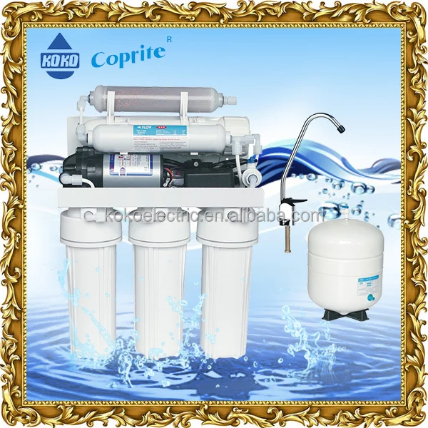 6 stage reverse osmosis water filter systems with mineral ball