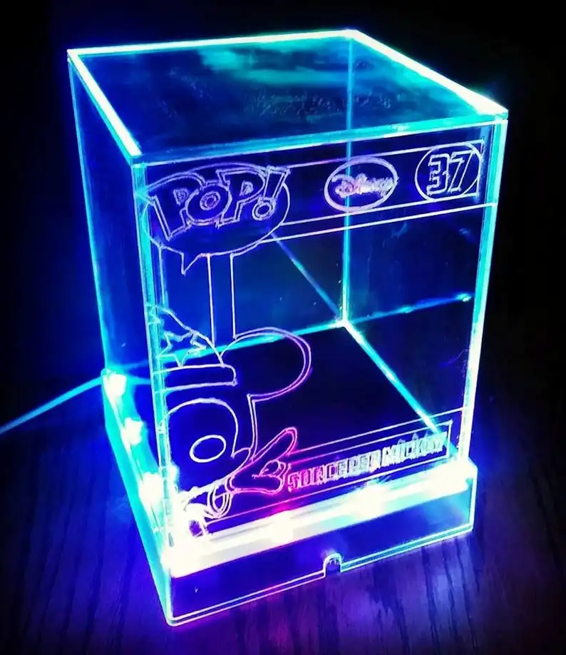 led funko pop case