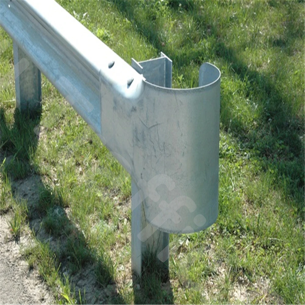 Galvanized Steel Guardrail W-beam Terminal Buffer End