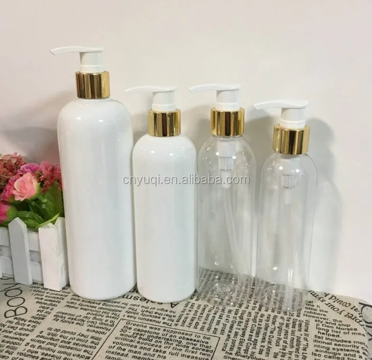 300ml Shampoo Bottles With Gold Cap Silver Cap Pumps Buy 250ml