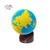 European Standards High Quality Geology Materials Wooden Educational Toys Montessori Resources Globe of Land And Water