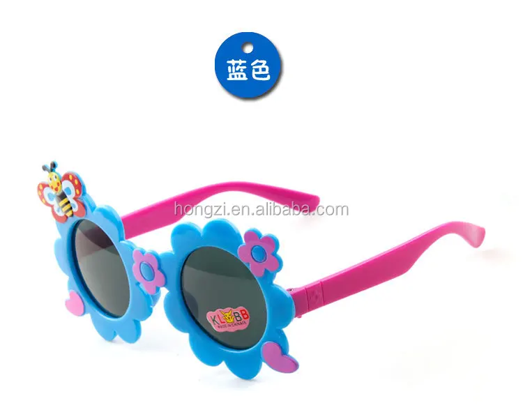 Bee Flowers Kids Sunglasses Designer For Boys Girls Goggle Baby Glasses Children's Folding