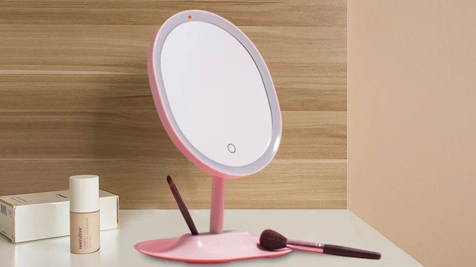 Body Sensor 5x Magnifying Back Mirror 1000mah Usb Rechargeable