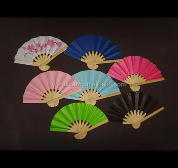 mini paper hand fans