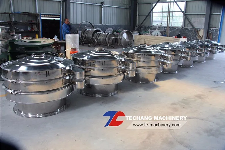 China supplier rotating vibro sieve / organic fertilizer sieve machine