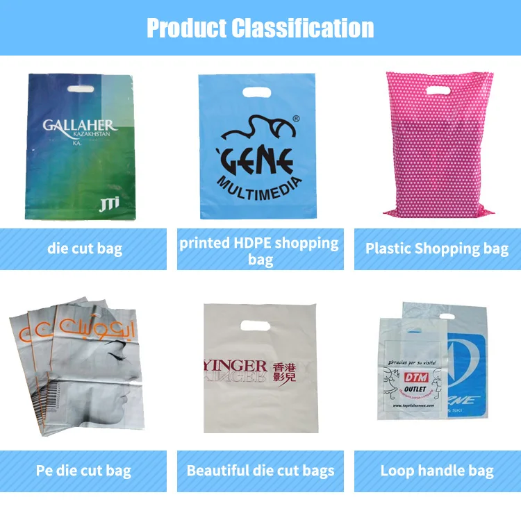 100% Cassava Disposable Feature Colored Plastic Shopping Bag - Buy ...