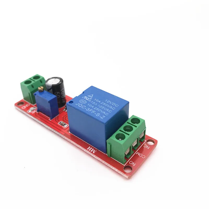 DC 12V NE555 Delay Relay Module Time Delay Switch Delay Adjustable 0~10 Second