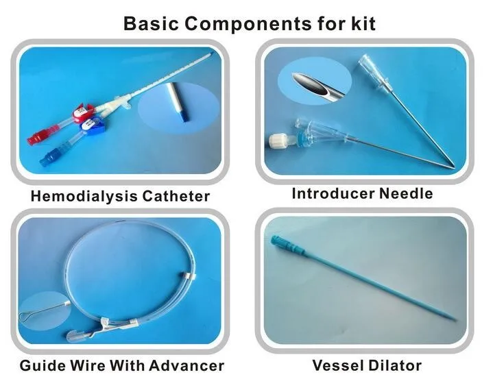 Medical Disposable Hemodialysis Catheter Double Lumen,Triple Lumen
